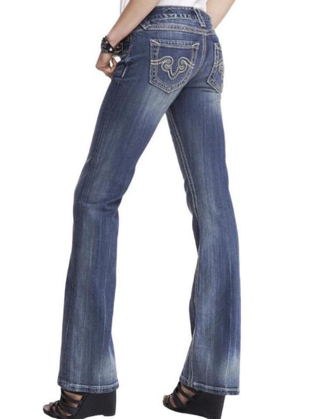 🌹Jeans🌹 Rerock Bootcut Jeans Size 6R - Picture 2 of 4